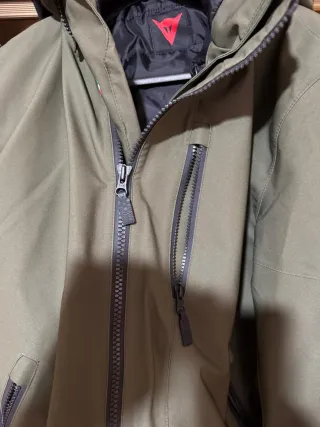 Chaqueta Dainese D-Dry T52 , Impermeable y espald.