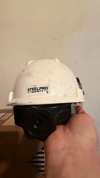 Casco de seguridad Steelpro con pantalla facial