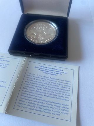 Moneda 10€ Plata Eslovaquia 2011