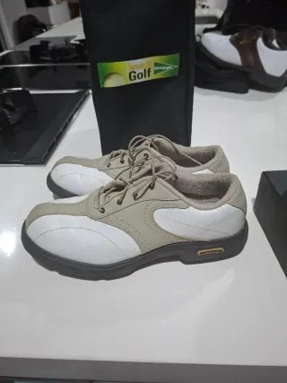 Zapatos de golf bommerang+ bolsa