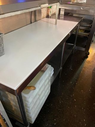 Horno Profesional Pizza + Mesa Ingredientes