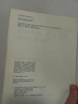 El libro gigante de los juegos para MSX