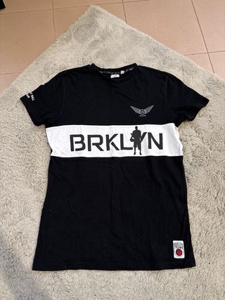 Maglietta OVS Nera con Stampa Brooklyn