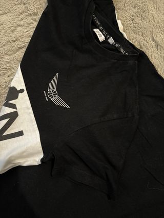 Maglietta OVS Nera con Stampa Brooklyn