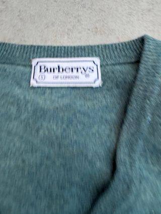 Jersey Burberry Vintage Logo Bordado Verde