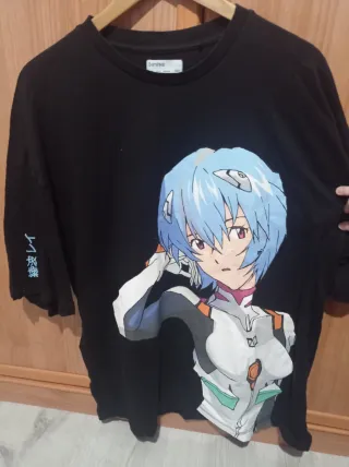 Camiseta Evangelion Rei Ayanami Bershka