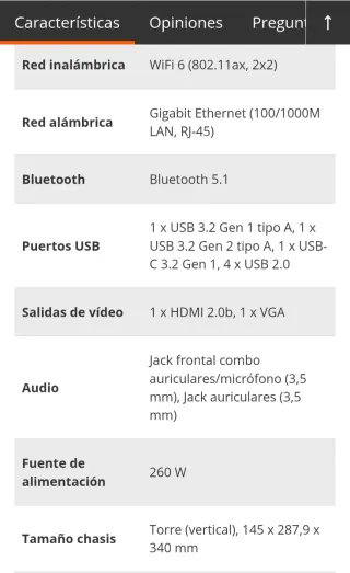 Lenovo IdeaCentre 5 14IAB7 PC escritorio nuevo