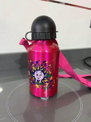 2 Botellas Metal Pequeñas Multicolor