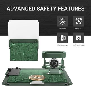 Cargador Inalámbrico,COLSUR 6 en 1 Estación de Car