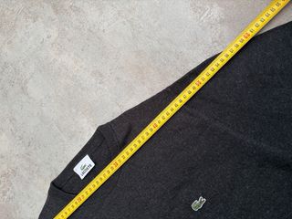 Jersey Lacoste Negro Logo Bordado Años 2000