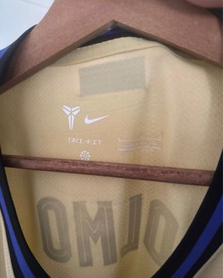 Camiseta FC Barcelona Beige Negra