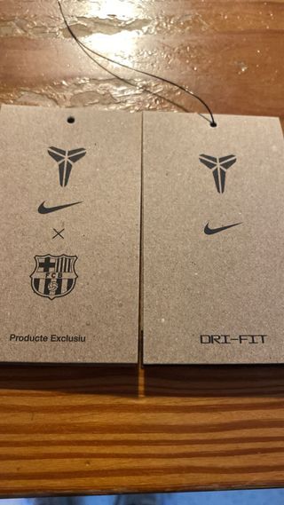 Camiseta FC Barcelona Beige Negra