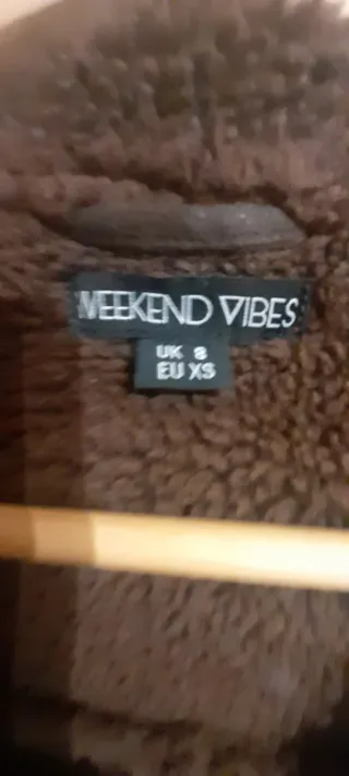 Chaqueta doble faz marrón