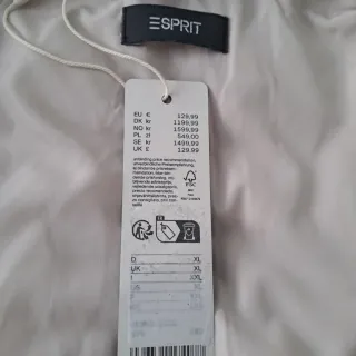 Parka acolchada mujer beige