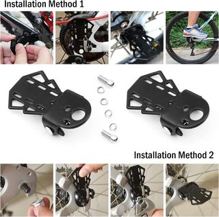 Pedales Traseros de Bicicleta Plegables - Reposapi