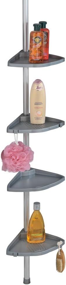 WENKO Rinconera para ducha telescópica Compact bla