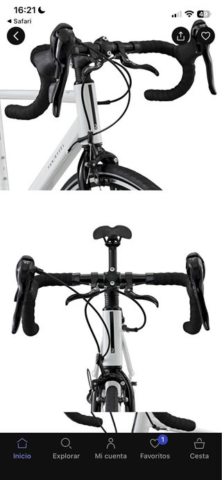 Bici carretera Van Rysel mujer Talla S.