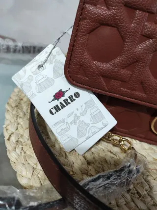 Borsa Charro donna marrone e oro