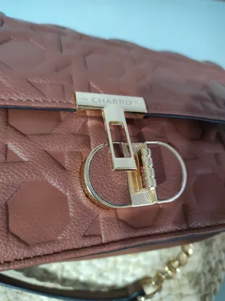 Borsa Charro donna marrone e oro