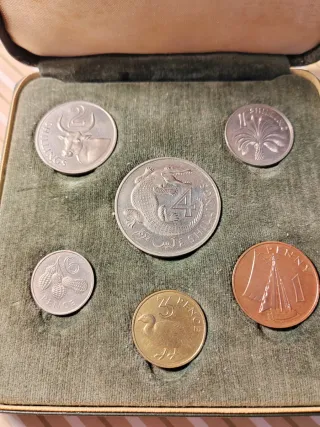 Estuche 6 Monedas The Gambia 1966
