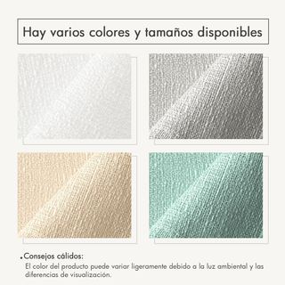 MIULEE Cortinas Translucidas Poliéster Lino con Oj