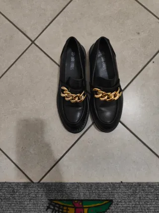 Lora Ferres Mocassini Neri Donna Tg 39