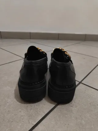 Lora Ferres Mocassini Neri Donna Tg 39