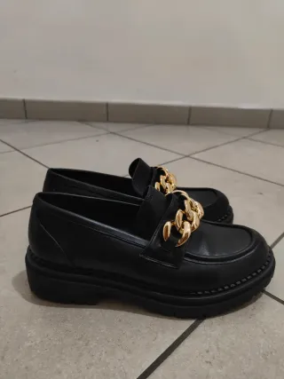 Lora Ferres Mocassini Neri Donna Tg 39