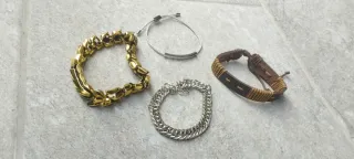 Set 4 bracciali uomo