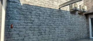 Pavimento impreso imitación piedra