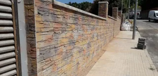 Pavimento impreso imitación piedra