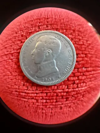 1 Peseta Plata 1904 Alfonso XIII