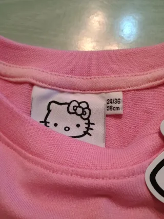Vestito Hello Kitty rosa bambina