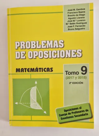 PROBLEMAS OPOSICIOMES MATEMÁTICAS ESO