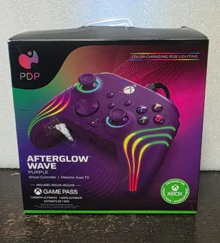 Mando Xbox PDP Afterglow Wave RGB Compatible PC