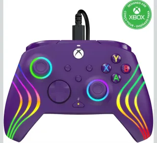 Mando Xbox PDP Afterglow Wave RGB Compatible PC