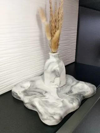 Set Design Vassoio + Vaso Decor