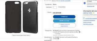 CARCASA FERRARI IPHONE 5/5S · ORIGINAL LICENCIA