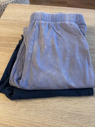 Pack 2 Leggings ASOS Azul y Morado