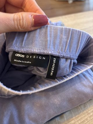 Pack 2 Leggings ASOS Azul y Morado