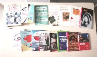 Lote 12 libros castellano