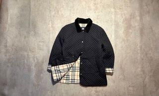 Chaqueta Burberry Azul Marino Novacheck Interior