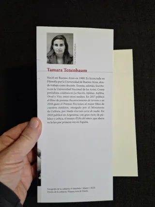 Tamara Tenenbaum. El fin del amor