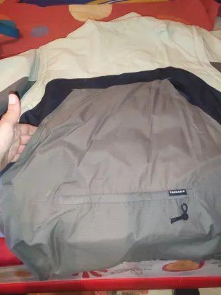 Chaqueta Columbia beige y gris