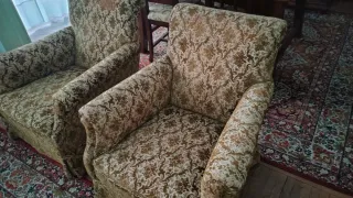 2 Butacas de tela estilo clásico