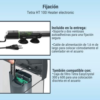 Tetra HT 100 - Potente Calentador de Acuario para