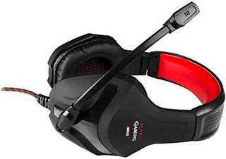 Mars Gaming MH2, Cascos Gaming, 1, Negro Y Rojo
