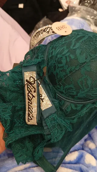 Lencería Bodis Corsé Negro y Beige