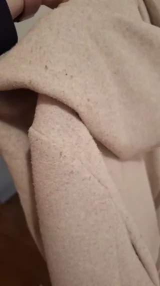 Abrigo Zara Marrón Talla L con Cinturón