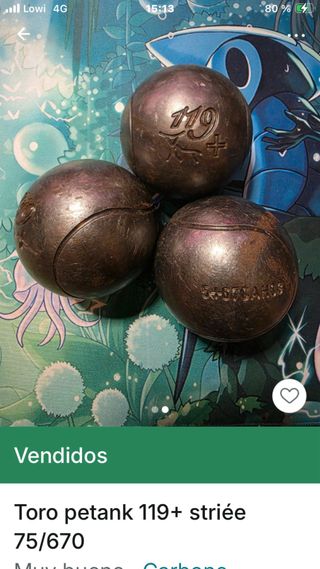 Bolas de petanca 119 plus